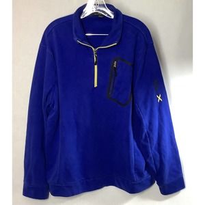 RLX Golf Ralph Lauren Blue Pullover 1/4 Zip Men’s Size XXL